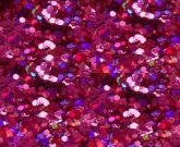 Glitter Hexagonal Pink Holográfico Mini