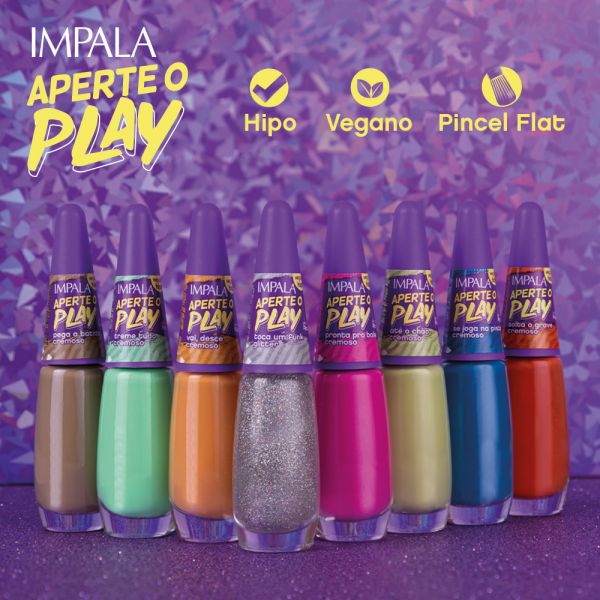 **Coleção 8 cores Aperte o Play (Impala)