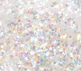 Glitter Hexagonal Médio Crystal Iridescente