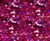 Glitter Hexagonal Pink Holográfico Pequeno