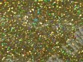 Glitter Fino Dourado Holográfico